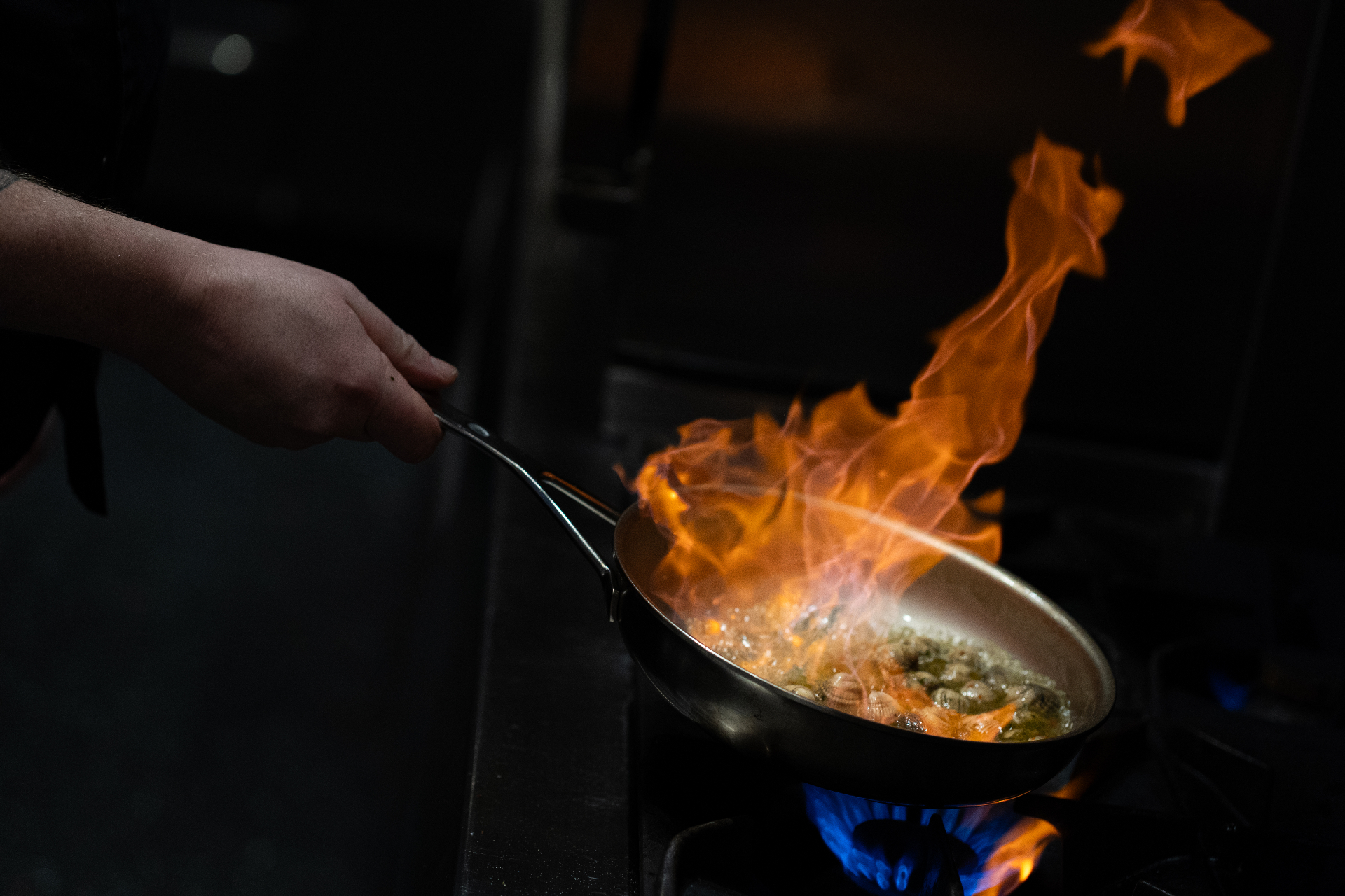 Flambé — Vis aan Zee